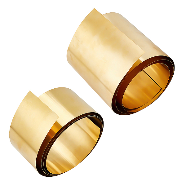 PandaHall OLYCRAFT 2 Rolls 100 mm 50mm Width Brass Sheet Roll Brass Foil Copper Sheet High Hardness Free-Cutting Gold Brass Strip for Crafts...
PandaHall OLYCRAFT 2 Rolls 100 mm 50mm Width Brass Sheet Roll Brass Foil Copper Sheet High Hardness Free-Cutting Gold Brass Strip for Crafts...