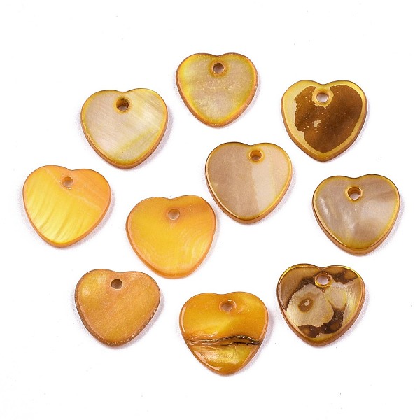 PandaHall Natural Freshwater Shell Charms, Dyed, Heart, Yellow, 12.5x13x2mm, Hole: 1.5mm Freshwater Shell Heart Yellow
PandaHall Natural Freshwater Shell Charms, Dyed, Heart, Yellow, 12.5x13x2mm, Hole: 1.5mm Freshwater Shell Heart Yellow
