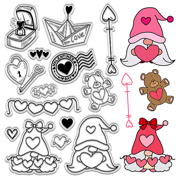 PandaHall Custom PVC Plastic Clear Stamps, for DIY Scrapbooking, Photo Album Decorative, Cards Making, Stamp Sheets, Film Frame, Gnome...
PandaHall Custom PVC Plastic Clear Stamps, for DIY Scrapbooking, Photo Album Decorative, Cards Making, Stamp Sheets, Film Frame, Gnome...