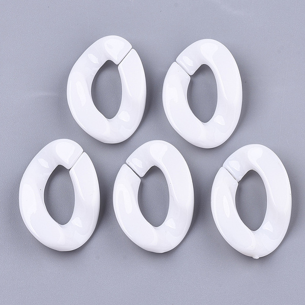 PandaHall Opaque Acrylic Linking Rings, Quick Link Connectors, for Curb Chains Making, Twist, White, 30x21x6mm, Inner Diameter: 16x8mm...
PandaHall Opaque Acrylic Linking Rings, Quick Link Connectors, for Curb Chains Making, Twist, White, 30x21x6mm, Inner Diameter: 16x8mm...