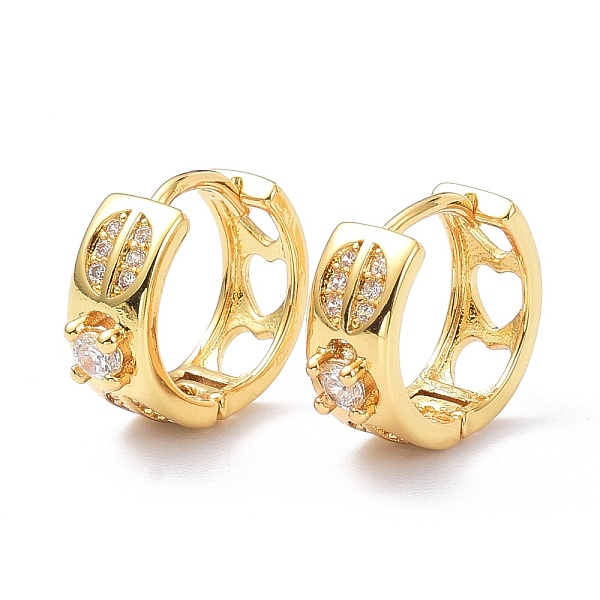 PandaHall Brass Micro Pave Cubic Zirconia Hoop Earrings, Long-Lasting Plated, Ring, Cadmium Free & Lead Free, Real 18K Gold Plated..., Clear
PandaHall Brass Micro Pave Cubic Zirconia Hoop Earrings, Long-Lasting Plated, Ring, Cadmium Free & Lead Free, Real 18K Gold Plated..., Clear