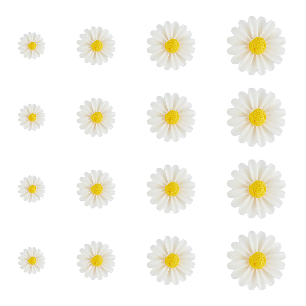 PandaHall AHANDMAKER 100Pcs 4 Style Resin Cabochons, Daisy, White, 25pcs/style Resin Flat Round White
PandaHall AHANDMAKER 100Pcs 4 Style Resin Cabochons, Daisy, White, 25pcs/style Resin Flat Round White