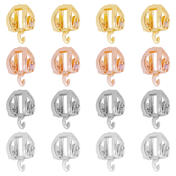 PandaHall DICOSMETIC 16Pcs 4 Colors Rack Plating Brass Micro Pave Cubic Zirconia Hanger Links,Tube Bails, Cadmium Free & Lead Free...
PandaHall DICOSMETIC 16Pcs 4 Colors Rack Plating Brass Micro Pave Cubic Zirconia Hanger Links,Tube Bails, Cadmium Free & Lead Free...