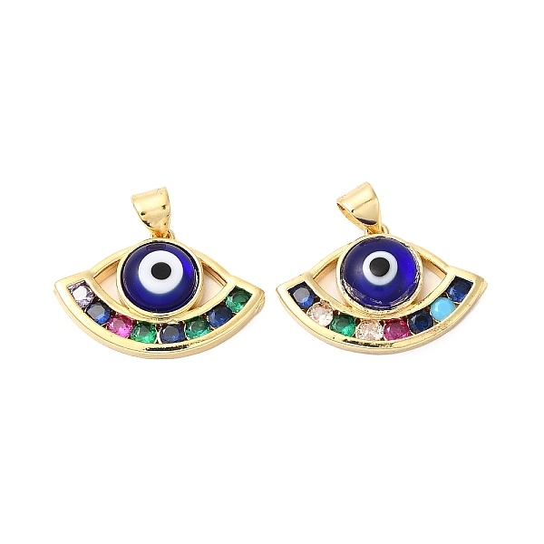 PandaHall Handmade Evil Eye Lampwork Pendants, with Brass Cubic Zirconia Finding, Cadmium Free & Lead Free, Real 18K Gold Plated, Fan Charm...
PandaHall Handmade Evil Eye Lampwork Pendants, with Brass Cubic Zirconia Finding, Cadmium Free & Lead Free, Real 18K Gold Plated, Fan Charm...