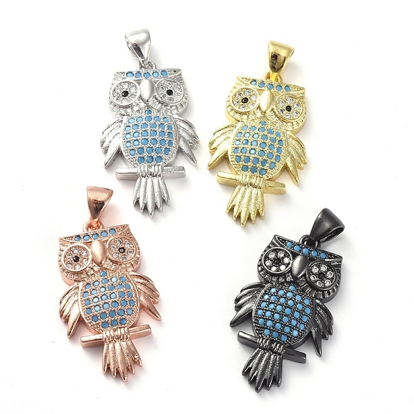 PandaHall Brass Micro Pave Cubic Zirconia Pendants, Owl, Colorful, Mixed Color, 25x14.5x4mm, Hole: 4x4mm Brass+Cubic Zirconia Owl
PandaHall Brass Micro Pave Cubic Zirconia Pendants, Owl, Colorful, Mixed Color, 25x14.5x4mm, Hole: 4x4mm Brass+Cubic Zirconia Owl