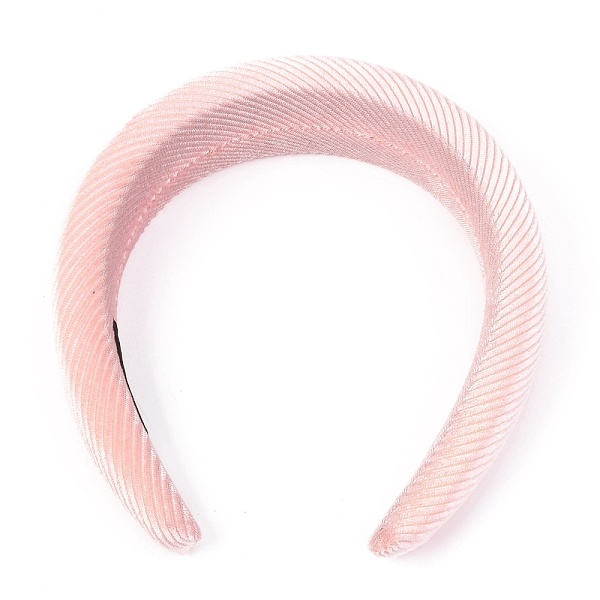 PandaHall Velvet Hair Bands, with Sponge inside, Grosgrain Pattern, Pink, 15~40mm, Inner Diameter: 140x115mm Cloth Pink
PandaHall Velvet Hair Bands, with Sponge inside, Grosgrain Pattern, Pink, 15~40mm, Inner Diameter: 140x115mm Cloth Pink