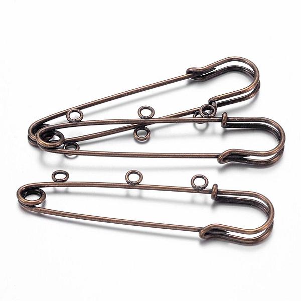 PandaHall Iron Brooch Findings, Kilt Pins, Nice for DIY Brooch Making, Antique Bronze, about 70mm long, 21mm wide, hole: 3~5mm, Pin: 0.5mm....
PandaHall Iron Brooch Findings, Kilt Pins, Nice for DIY Brooch Making, Antique Bronze, about 70mm long, 21mm wide, hole: 3~5mm, Pin: 0.5mm....