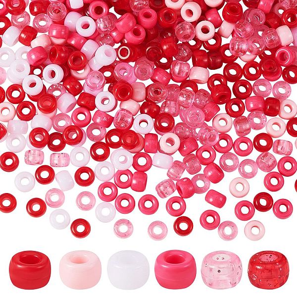PandaHall 1200Pcs 2 Style 4 Colors Opaque Acrylic European & Transparent Acrylic European Beads, Mixed Color, 9x6mm, Hole: 4mm, 200pcs/color..., Multicolor
PandaHall 1200Pcs 2 Style 4 Colors Opaque Acrylic European & Transparent Acrylic European Beads, Mixed Color, 9x6mm, Hole: 4mm, 200pcs/color..., Multicolor