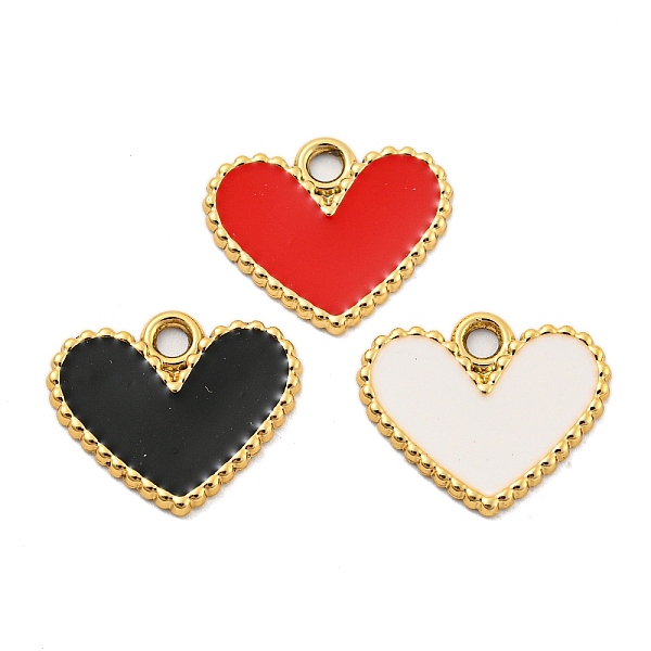 PandaHall UV Plating Alloy Enamel Pendants, Golden, Heart Charm, Mixed Color, 14x17x1mm, Hole: 2mm Alloy+Enamel Heart Multicolor
PandaHall UV Plating Alloy Enamel Pendants, Golden, Heart Charm, Mixed Color, 14x17x1mm, Hole: 2mm Alloy+Enamel Heart Multicolor