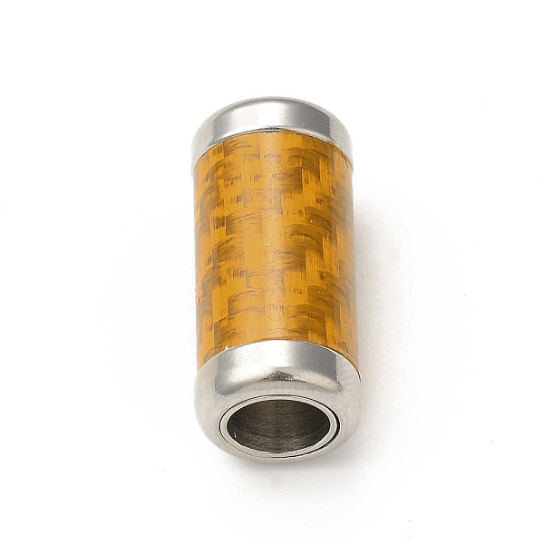 PandaHall 303 Stainless Steel Magnetic Clasps, Column, Stainless Steel Color, Gold, 21x10x10mm, Inner Diameter: 6mm and 7mm, Small Column...
PandaHall 303 Stainless Steel Magnetic Clasps, Column, Stainless Steel Color, Gold, 21x10x10mm, Inner Diameter: 6mm and 7mm, Small Column...