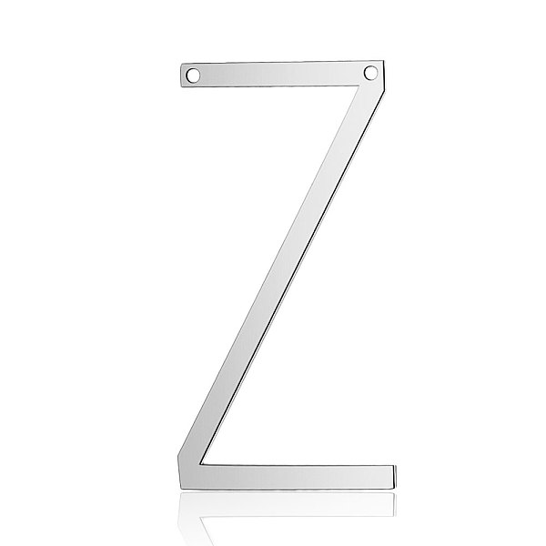 PandaHall 201 Stainless Steel Links connectors, Letter, Stainless Steel Color, Letter.Z, 37x20x1mm, Hole: 1mm 201 Stainless Steel Letter Z
PandaHall 201 Stainless Steel Links connectors, Letter, Stainless Steel Color, Letter.Z, 37x20x1mm, Hole: 1mm 201 Stainless Steel Letter Z