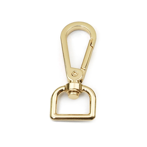 PandaHall Zinc Alloy Swivel Clasps, Swivel Snap Hook, for Purse Making, Light Gold, 5.9x2.3cm, Hole: 16x9mm Alloy
PandaHall Zinc Alloy Swivel Clasps, Swivel Snap Hook, for Purse Making, Light Gold, 5.9x2.3cm, Hole: 16x9mm Alloy