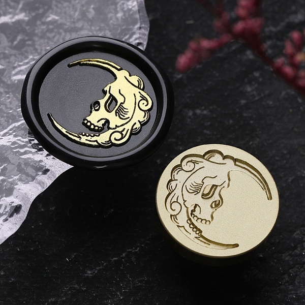 PandaHall Halloween Theme Golden Tone Brass Wax Seal Stamp Head, for DIY Wax Seal Stamp Making, Moon, 25x25x15mm, Hole: 7mm Brass Moon
PandaHall Halloween Theme Golden Tone Brass Wax Seal Stamp Head, for DIY Wax Seal Stamp Making, Moon, 25x25x15mm, Hole: 7mm Brass Moon