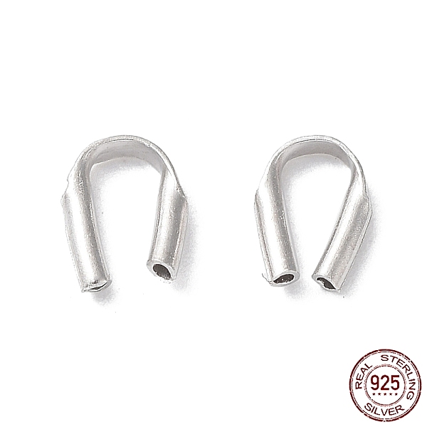 PandaHall Rhodium Plated 925 Sterling Silver Wire Guardians, Real Platinum Plated, 5.5x4.5x1mm, Hole: 0.6mm Sterling Silver
PandaHall Rhodium Plated 925 Sterling Silver Wire Guardians, Real Platinum Plated, 5.5x4.5x1mm, Hole: 0.6mm Sterling Silver