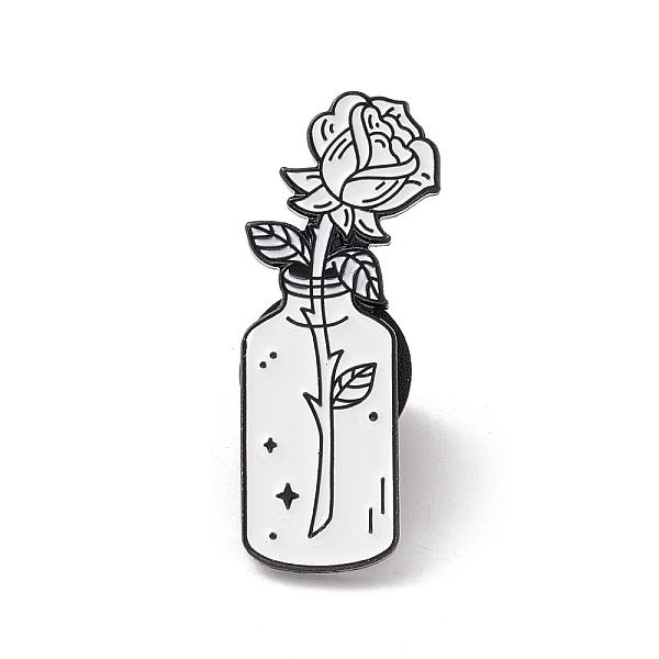PandaHall Punk Style White Enamel Pin, Electrophoresis Black Plated Lapel Pin Brooch for Backpack Clothes, Flower, 30x12.5x1.5mm...
PandaHall Punk Style White Enamel Pin, Electrophoresis Black Plated Lapel Pin Brooch for Backpack Clothes, Flower, 30x12.5x1.5mm...