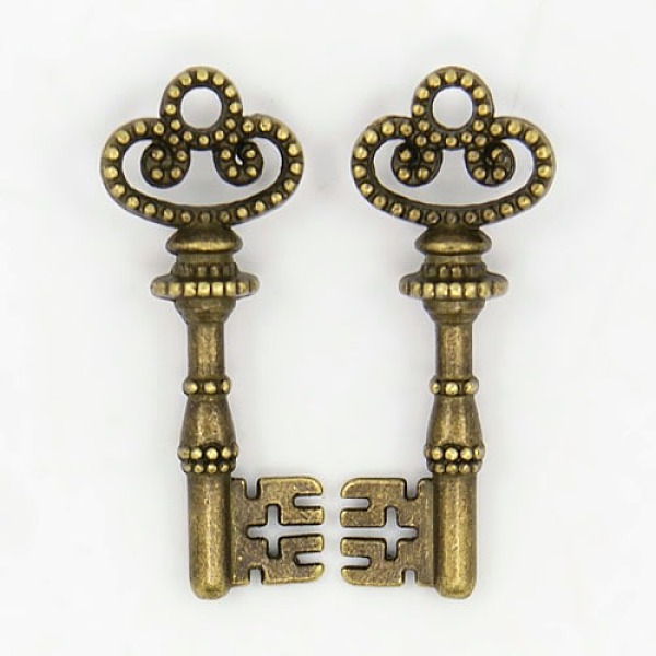 PandaHall Tibetan Style Pendants, Cadmium Free & Nickel Free & Lead Free, Skeleton Key Pendants, Antique Bronze, 31x12x2mm, Hole: 3mm, about...
PandaHall Tibetan Style Pendants, Cadmium Free & Nickel Free & Lead Free, Skeleton Key Pendants, Antique Bronze, 31x12x2mm, Hole: 3mm, about...