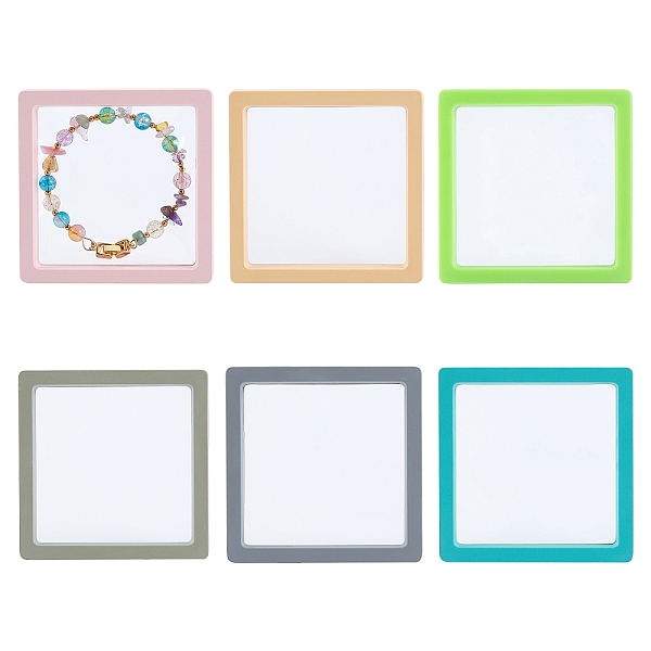 PandaHall BENECREAT 6Pcs 6 Colors Plastic Transparent 3D Floating Frame Display, for Ring Necklace Bracelet Earring, Coin Display Stands, Aa..., Multicolor
PandaHall BENECREAT 6Pcs 6 Colors Plastic Transparent 3D Floating Frame Display, for Ring Necklace Bracelet Earring, Coin Display Stands, Aa..., Multicolor