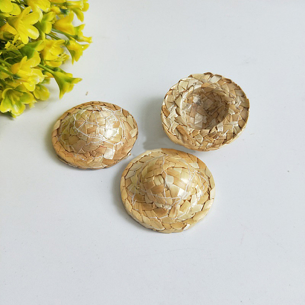 PandaHall Straw Doll Hat, Doll Making Supplies, Light Khaki, 45x13mm, Inner Diameter: 22mm Straw Hat
PandaHall Straw Doll Hat, Doll Making Supplies, Light Khaki, 45x13mm, Inner Diameter: 22mm Straw Hat
