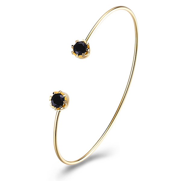 PandaHall Fashion Brass Cuff Bangles, with Cubic Zirconia, Black, Golden, 2-1/2 inch(65mm) Cubic Zirconia Black
PandaHall Fashion Brass Cuff Bangles, with Cubic Zirconia, Black, Golden, 2-1/2 inch(65mm) Cubic Zirconia Black