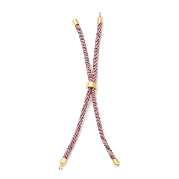 PandaHall Nylon Twisted Cord Bracelet Making, Slider Bracelet Making, with Eco-Friendly Brass Findings, Round, Golden, Pale Violet Red...
PandaHall Nylon Twisted Cord Bracelet Making, Slider Bracelet Making, with Eco-Friendly Brass Findings, Round, Golden, Pale Violet Red...