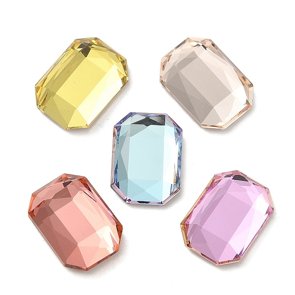 PandaHall Glass Rhinestone Cabochons, Flat Back & Back Plated, Faceted, Rectangle, Mixed Color, 14x10x4.50mm Glass Rhinestone Rectangle..., Multicolor
PandaHall Glass Rhinestone Cabochons, Flat Back & Back Plated, Faceted, Rectangle, Mixed Color, 14x10x4.50mm Glass Rhinestone Rectangle..., Multicolor