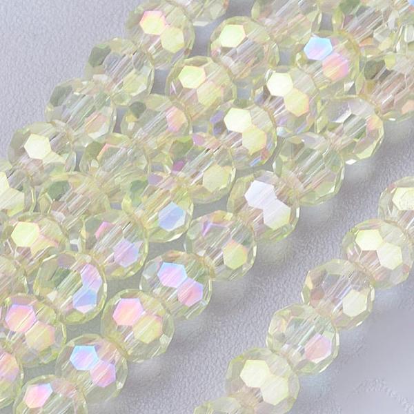 PandaHall Electroplate Glass Beads Strands, AB Color Plated, Faceted(32 Facets) Round, Beige, 3mm, Hole: 1mm, about 100pcs/strand, 11.5 inch..., Yellow
PandaHall Electroplate Glass Beads Strands, AB Color Plated, Faceted(32 Facets) Round, Beige, 3mm, Hole: 1mm, about 100pcs/strand, 11.5 inch..., Yellow