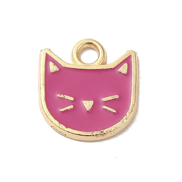PandaHall Rack Plating Alloy Enamel Charms, Cadmium Free & Lead Free, Light Gold, Cat Shape Charm, Pale Violet Red, 14.5x13x1mm, Hole: 2.5mm...
PandaHall Rack Plating Alloy Enamel Charms, Cadmium Free & Lead Free, Light Gold, Cat Shape Charm, Pale Violet Red, 14.5x13x1mm, Hole: 2.5mm...