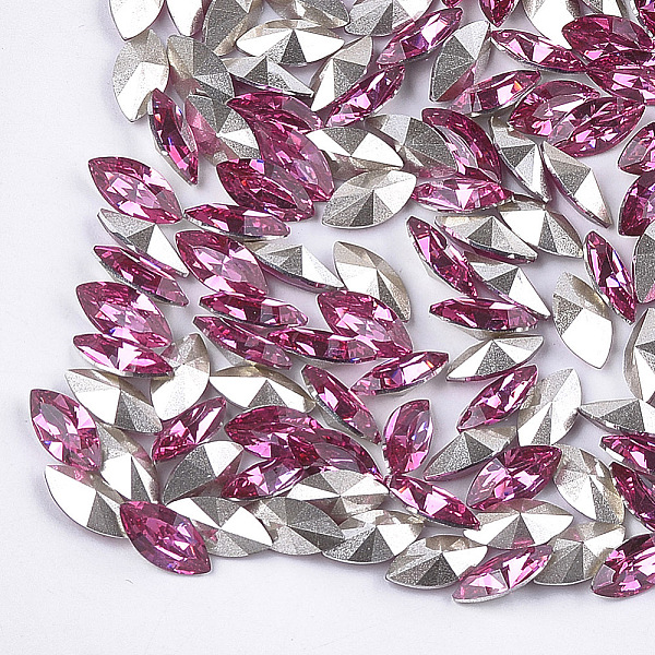 PandaHall Pointed Back Resin Rhinestone Cabochons, Back Plated, Faceted, Horse Eye, Rose, 7.5~8x3.5~4x2.5~3mm, about 2100pcs/bag Resin Horse..., Pink
PandaHall Pointed Back Resin Rhinestone Cabochons, Back Plated, Faceted, Horse Eye, Rose, 7.5~8x3.5~4x2.5~3mm, about 2100pcs/bag Resin Horse..., Pink