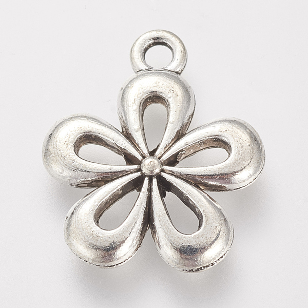 PandaHall Tibetan Style Alloy Pendants, Flower, Lead Free & Cadmium Free, Antique Silver, 18x15x2mm, Hole: 2mm Alloy Flower
PandaHall Tibetan Style Alloy Pendants, Flower, Lead Free & Cadmium Free, Antique Silver, 18x15x2mm, Hole: 2mm Alloy Flower