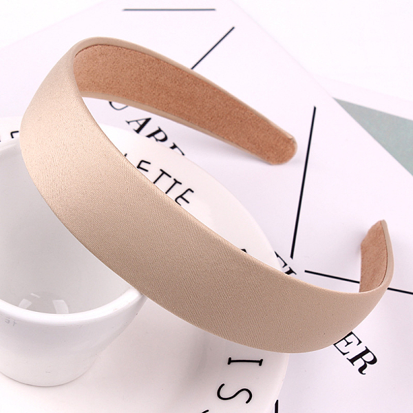 PandaHall Wide Cloth Hair Bands, Solid Simple Hair Accessories for Women, Khaki, 145x130x28mm Cloth Yellow
PandaHall Wide Cloth Hair Bands, Solid Simple Hair Accessories for Women, Khaki, 145x130x28mm Cloth Yellow