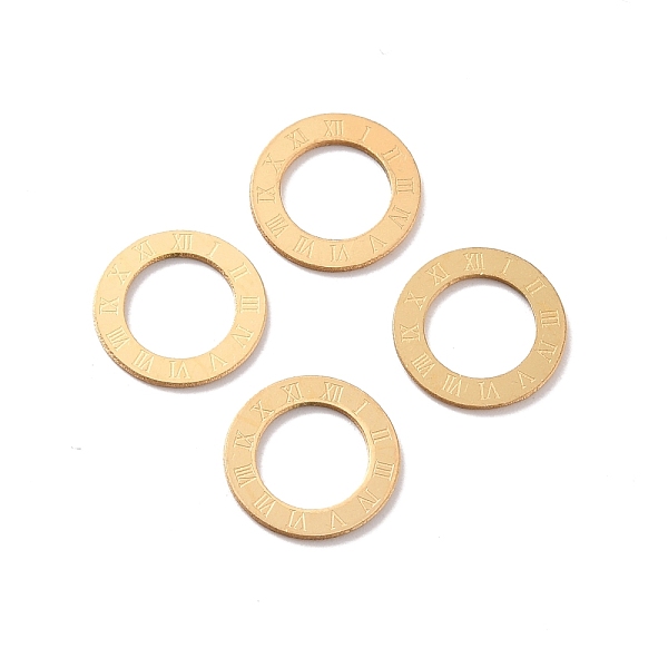 PandaHall Ion Plating(IP) 304 Stainless Steel Linking Rings, Ring with Roman Numerals 1~12, Golden, 12x0.5mm, Hole: 7mm 304 Stainless Steel...
PandaHall Ion Plating(IP) 304 Stainless Steel Linking Rings, Ring with Roman Numerals 1~12, Golden, 12x0.5mm, Hole: 7mm 304 Stainless Steel...