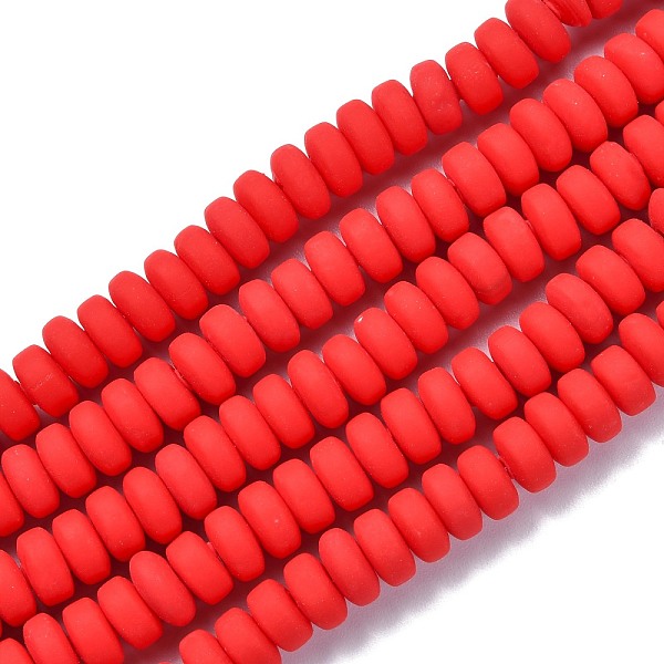 PandaHall Handmade Polymer Clay Beads Strands, for DIY Jewelry Crafts Supplies, Flat Round, Red, 6~7x3mm, Hole: 1.5mm, about...
PandaHall Handmade Polymer Clay Beads Strands, for DIY Jewelry Crafts Supplies, Flat Round, Red, 6~7x3mm, Hole: 1.5mm, about...