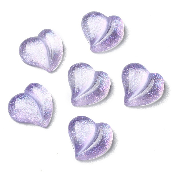 PandaHall Translucent Resin Cabochons, Glitter Heart, Lilac, 15.5x16x6.5mm Resin Heart Purple
PandaHall Translucent Resin Cabochons, Glitter Heart, Lilac, 15.5x16x6.5mm Resin Heart Purple