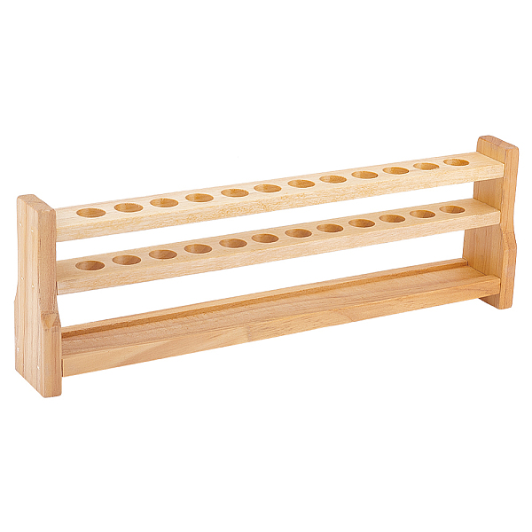 PandaHall 10ML 12-Hole Wood Colorimetric Tube Stand, Laboratory Equipment, Light Khaki, 360x50x117mm, Hole: 18mm Wood Rectangle
PandaHall 10ML 12-Hole Wood Colorimetric Tube Stand, Laboratory Equipment, Light Khaki, 360x50x117mm, Hole: 18mm Wood Rectangle