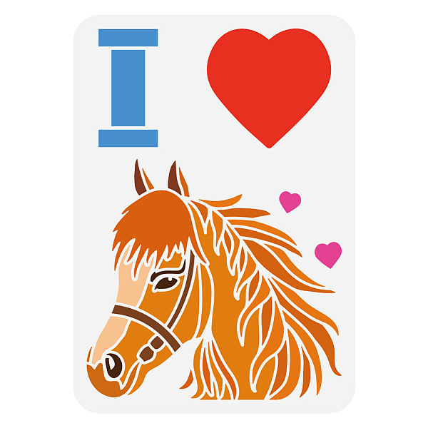 PandaHall Plastic Drawing Painting Stencils Templates, for Painting on Scrapbook Fabric Tiles Floor Furniture Wood, Rectangle, Horse...
PandaHall Plastic Drawing Painting Stencils Templates, for Painting on Scrapbook Fabric Tiles Floor Furniture Wood, Rectangle, Horse...