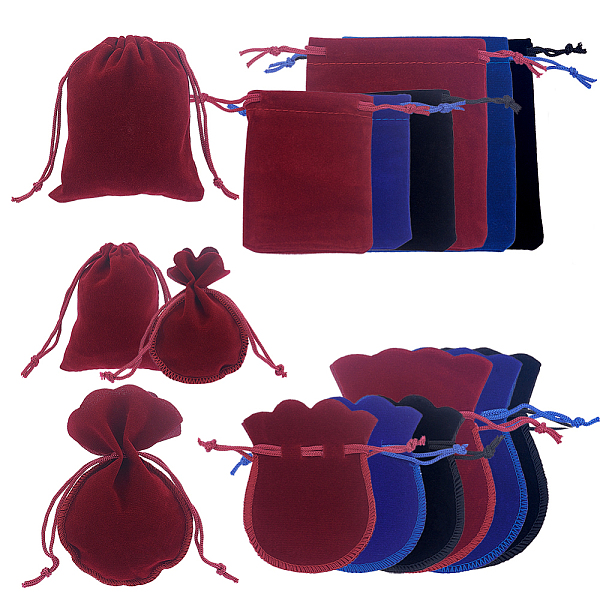 PandaHall 48 Pcs 12 Styles Velvet Drawstring Pouches, Mixed Colors Gourd Velvet Jewelry Bags and Rectangle Velvet Jewelry Bags for Wedding..., Multicolor
PandaHall 48 Pcs 12 Styles Velvet Drawstring Pouches, Mixed Colors Gourd Velvet Jewelry Bags and Rectangle Velvet Jewelry Bags for Wedding..., Multicolor