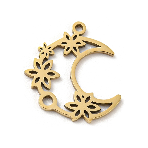 PandaHall 201 Stainless Steel Pendants, Laser Cut, Golden, Moon, 17x16x1mm, Hole: 1.2mm, 5pcs/bag 201 Stainless Steel Moon
PandaHall 201 Stainless Steel Pendants, Laser Cut, Golden, Moon, 17x16x1mm, Hole: 1.2mm, 5pcs/bag 201 Stainless Steel Moon