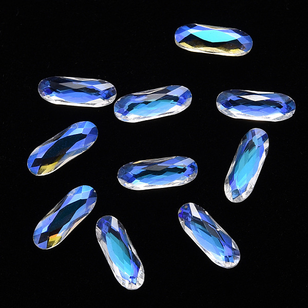 PandaHall Oval Transparent Glass Cabochons, Nail Art Decoration Accessories, Faceted, Champagne Yellow, 11x4x3mm Glass Oval
PandaHall Oval Transparent Glass Cabochons, Nail Art Decoration Accessories, Faceted, Champagne Yellow, 11x4x3mm Glass Oval