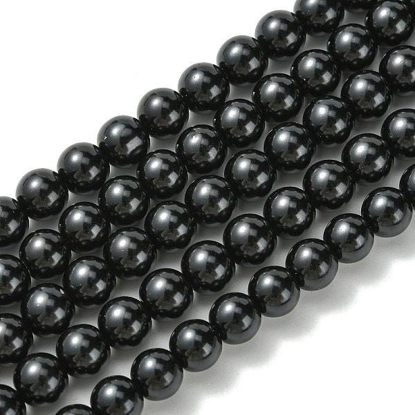 PandaHall Eco-Friendly Glass Pearl Bead Strands, Round, Dyed, Cotton Cord Threaded, Black, 8mm, Hole: 1.2~1.5mm, about 52pcs/strand, 15.7...
PandaHall Eco-Friendly Glass Pearl Bead Strands, Round, Dyed, Cotton Cord Threaded, Black, 8mm, Hole: 1.2~1.5mm, about 52pcs/strand, 15.7...