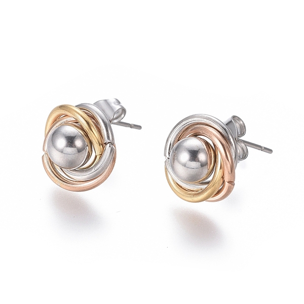 PandaHall 304 Stainless Steel Stud Earrings, Hypoallergenic Earrings, with Ear Nuts, Multi-color, 11.5mm, Pin: 0.8mm, 6pairs/card 304...
PandaHall 304 Stainless Steel Stud Earrings, Hypoallergenic Earrings, with Ear Nuts, Multi-color, 11.5mm, Pin: 0.8mm, 6pairs/card 304...