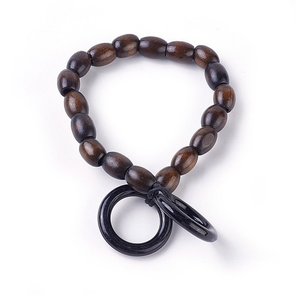 PandaHall Wood Beads Bracelets, with Plastic Rings and Waxed Cords, Coconut Brown, 15-1/2 inch(39.2cm) Wood Brown
PandaHall Wood Beads Bracelets, with Plastic Rings and Waxed Cords, Coconut Brown, 15-1/2 inch(39.2cm) Wood Brown