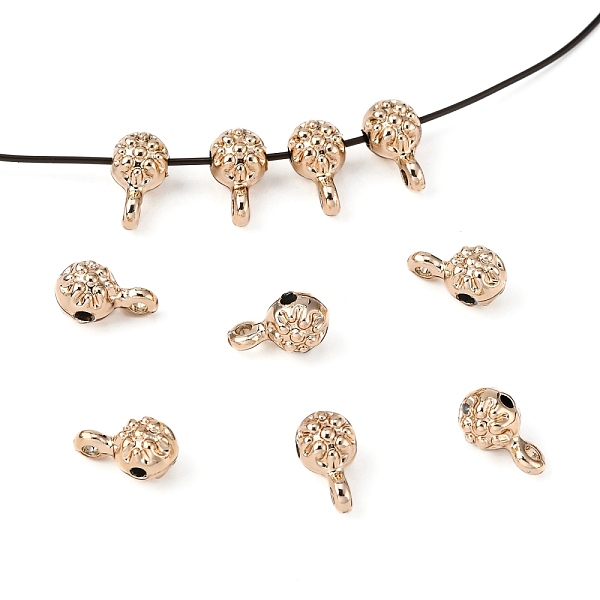 PandaHall Flower Tube Bails, Loop Bails, Alloy Bail Beads, Rose Gold, 11x6x6mm, Hole: 2mm Alloy Flower
PandaHall Flower Tube Bails, Loop Bails, Alloy Bail Beads, Rose Gold, 11x6x6mm, Hole: 2mm Alloy Flower