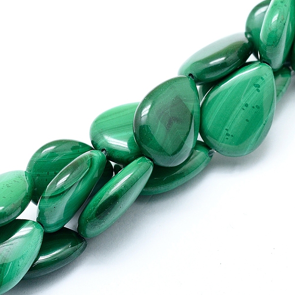 PandaHall Natural Malachite Beads Strands, Teardrop, 17.5~18x13x5.5~6mm, Hole: 0.8mm, about 23pcs/strand, 15.75 inch(40cm) Malachite...
PandaHall Natural Malachite Beads Strands, Teardrop, 17.5~18x13x5.5~6mm, Hole: 0.8mm, about 23pcs/strand, 15.75 inch(40cm) Malachite...