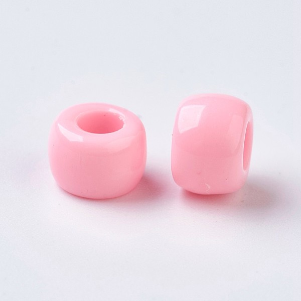 PandaHall European Resin Large Hole Beads, Barrel, Pink, 8x5~6mm, Hole: 4mm, about 2020pcs/500g Resin Barrel Pink
PandaHall European Resin Large Hole Beads, Barrel, Pink, 8x5~6mm, Hole: 4mm, about 2020pcs/500g Resin Barrel Pink