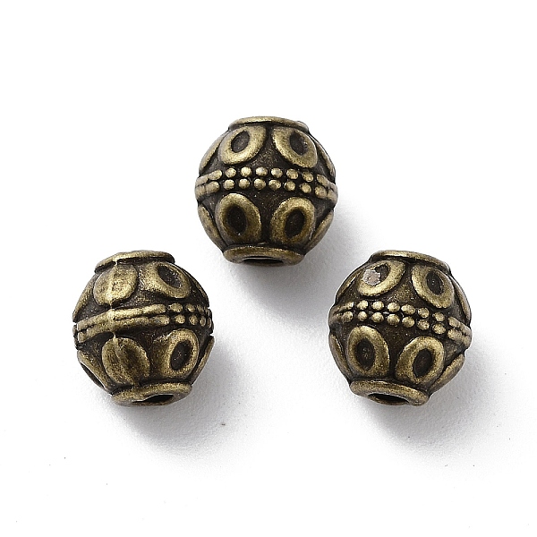 PandaHall Tibetan Style Alloy Beads, Cadmium Free & Lead Free, Barrel, Antique Bronze, 7x7.5mm, Hole: 1.8mm Alloy Barrel
PandaHall Tibetan Style Alloy Beads, Cadmium Free & Lead Free, Barrel, Antique Bronze, 7x7.5mm, Hole: 1.8mm Alloy Barrel