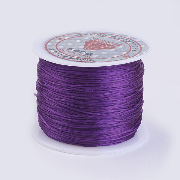 PandaHall Flat Elastic Crystal String, Elastic Beading Thread, for Stretch Bracelet Making, Indigo, 0.5mm, about 49.21 yards(45m)/roll..., Purple
PandaHall Flat Elastic Crystal String, Elastic Beading Thread, for Stretch Bracelet Making, Indigo, 0.5mm, about 49.21 yards(45m)/roll..., Purple