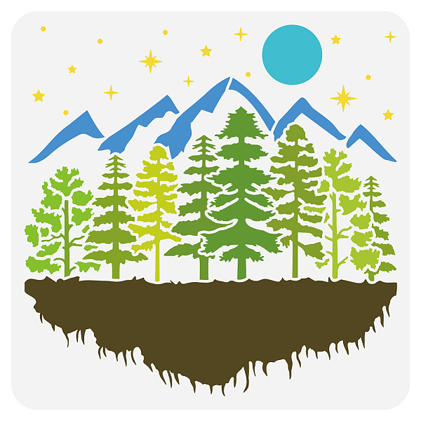 PandaHall PET Hollow Out Drawing Painting Stencils, for DIY Scrapbook, Photo Album, Mountain, 30x30cm Plastic Mountain
PandaHall PET Hollow Out Drawing Painting Stencils, for DIY Scrapbook, Photo Album, Mountain, 30x30cm Plastic Mountain