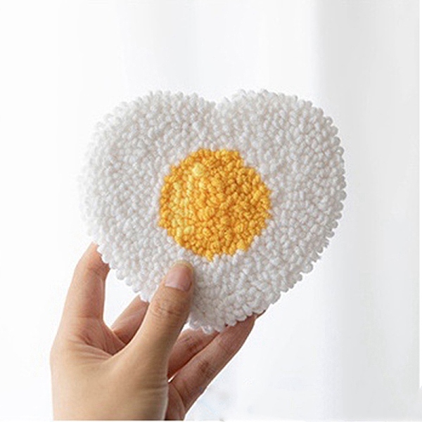 PandaHall DIY Cotton Cup Mat Punch Needle Kits, with Woolen Yarn and Nonwoven Fabric & Plastic Shovel & Wire & Awl Tool, Heart Pattern...
PandaHall DIY Cotton Cup Mat Punch Needle Kits, with Woolen Yarn and Nonwoven Fabric & Plastic Shovel & Wire & Awl Tool, Heart Pattern...