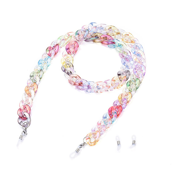 PandaHall Eyeglasses Chains, Neck Strap for Eyeglasses, with Rainbow Transparent Acrylic Curb Chains, 304 Stainless Steel Lobster Claw...
PandaHall Eyeglasses Chains, Neck Strap for Eyeglasses, with Rainbow Transparent Acrylic Curb Chains, 304 Stainless Steel Lobster Claw...