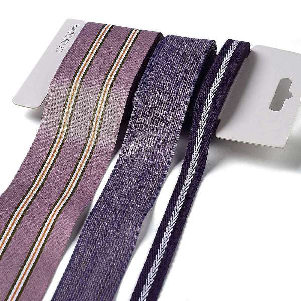 PandaHall 9 Yards 3 Styles Polyester Ribbon, for DIY Handmade Craft, Hair Bowknots and Gift Decoration, Purple Color Palette, Purple...
PandaHall 9 Yards 3 Styles Polyester Ribbon, for DIY Handmade Craft, Hair Bowknots and Gift Decoration, Purple Color Palette, Purple...